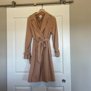Beautiful Blush Pink Light Trench